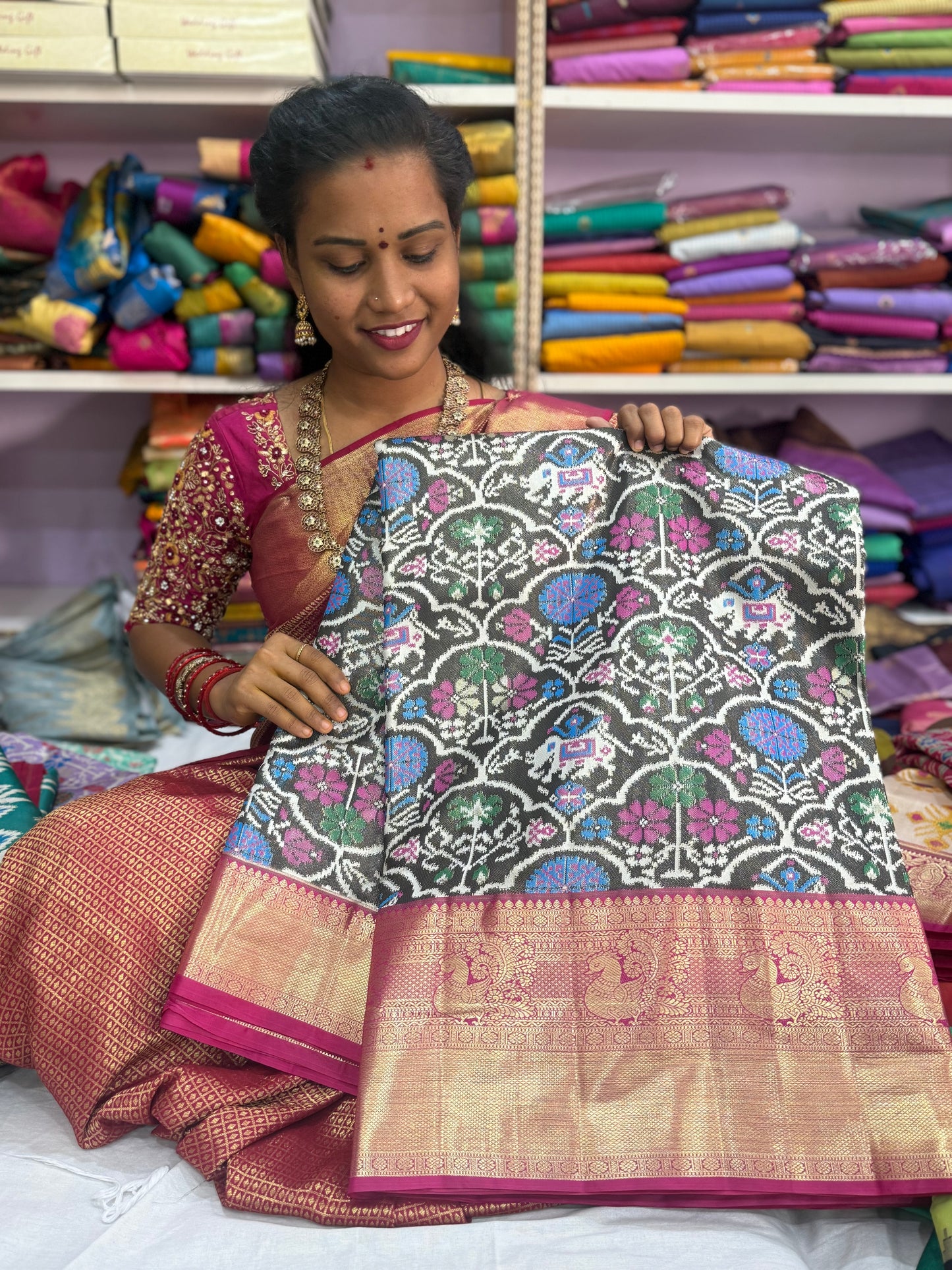 Ekath kanchi pattu sarees