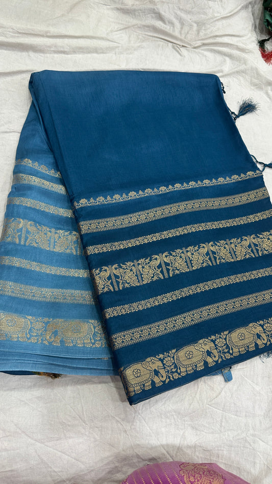Russian crêpe sarees