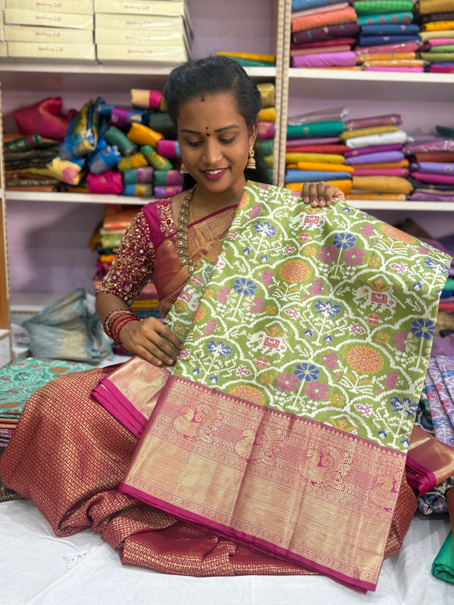 Ekath kanchi pattu sarees